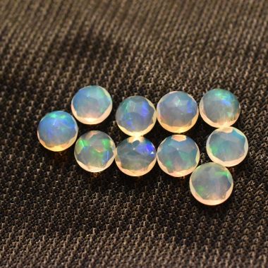 5mm opal faceted round