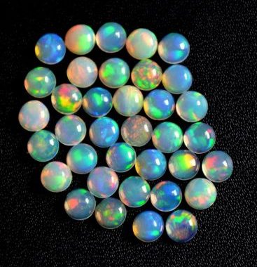 5mm opal smooth round