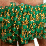 Green onyx rosary chain