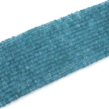 blue apatite square beads