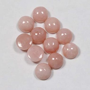 6mm pink opal round