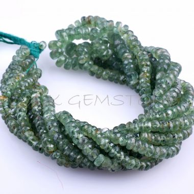 kyanite faceted gemstone beads