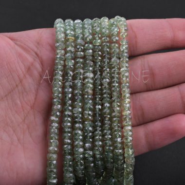 kyanite faceted gemstone beads