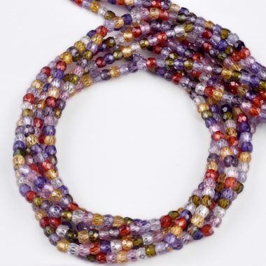 disco cubic zircon beads
