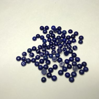 2mm round lapis lazuli